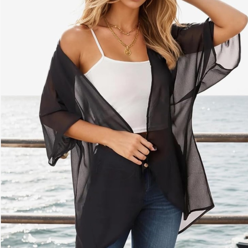 Chic Nation Black Coverup
